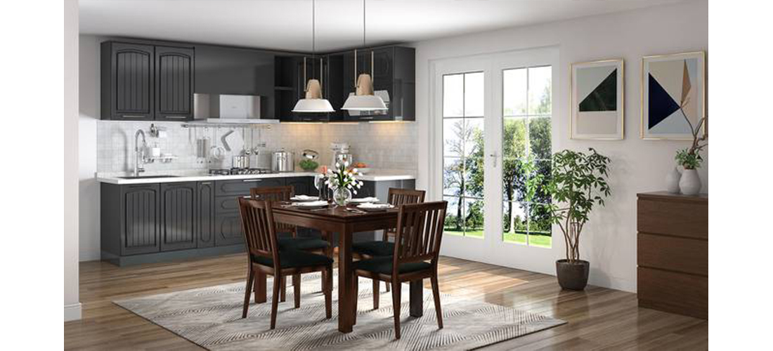 Diner 4 Seater Dining Table Set